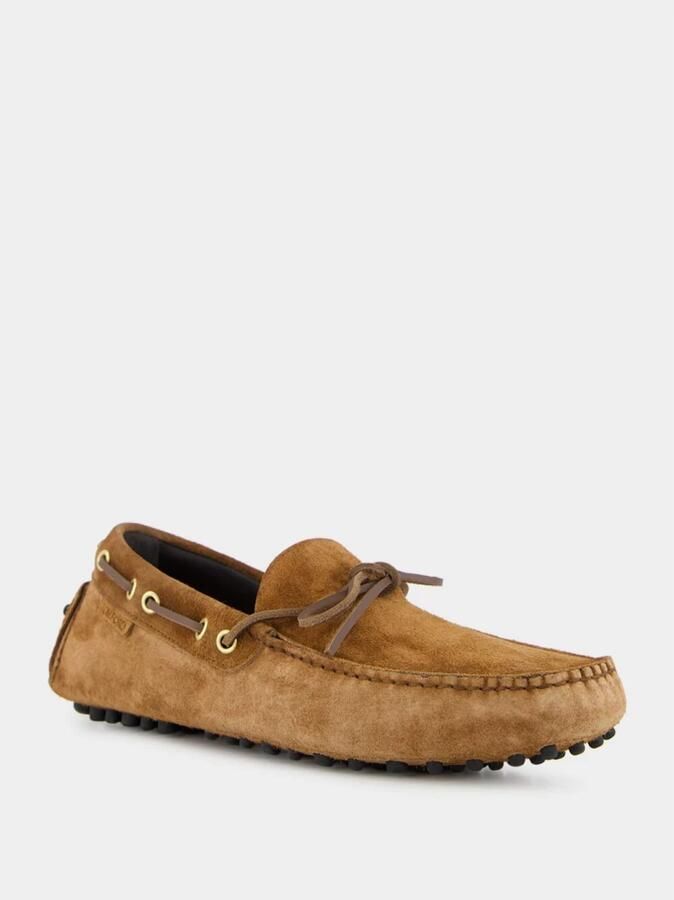 Tom Ford Donker Whiskey Suède Driver Mocassins
