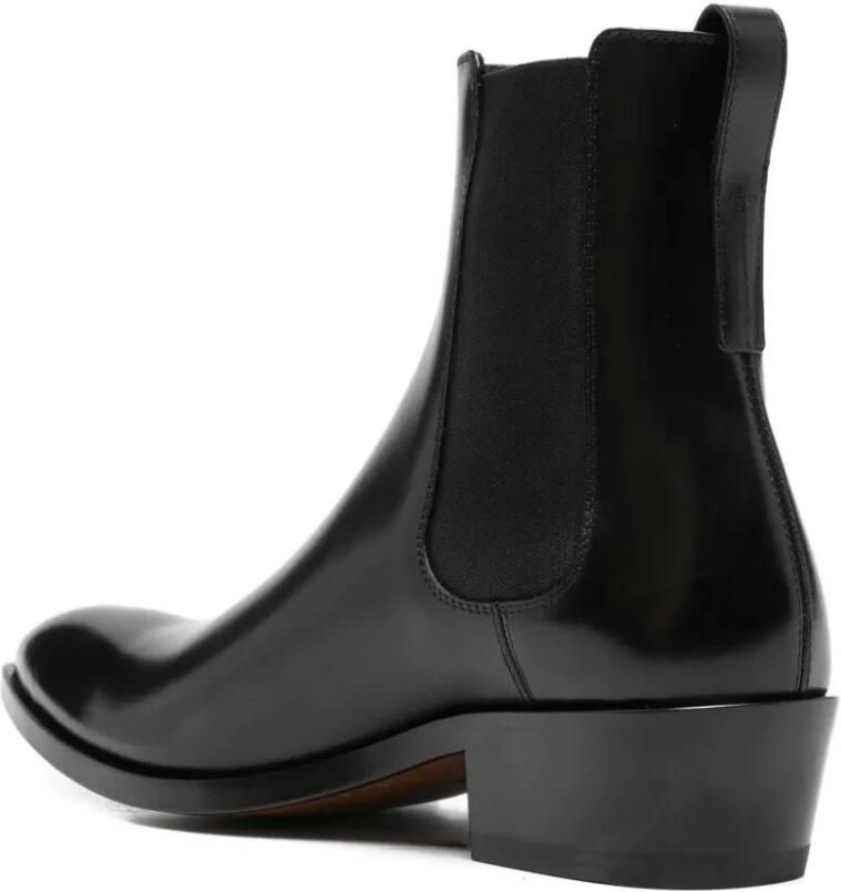 Tom Ford Gebrand leer Chelsea laarzen