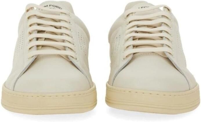 Tom Ford Geperforeerde leren lage sneakers - Foto 2