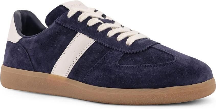 Tom Ford Suède sneakers met leren hielinzetstuk