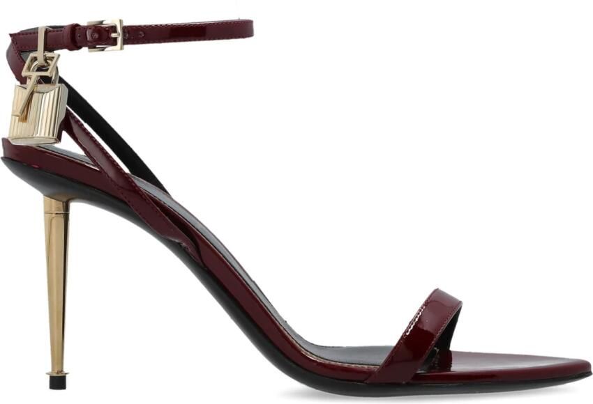 Tom Ford Lederen Sandalen met Hak - Foto 8
