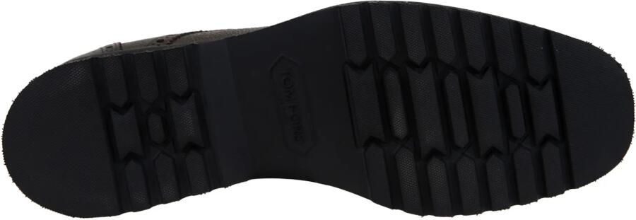 Tom Ford Leren veterlaarzen met hoge schacht