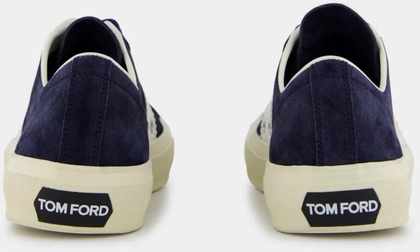 Tom Ford Midnight Blue Suede Sneaker