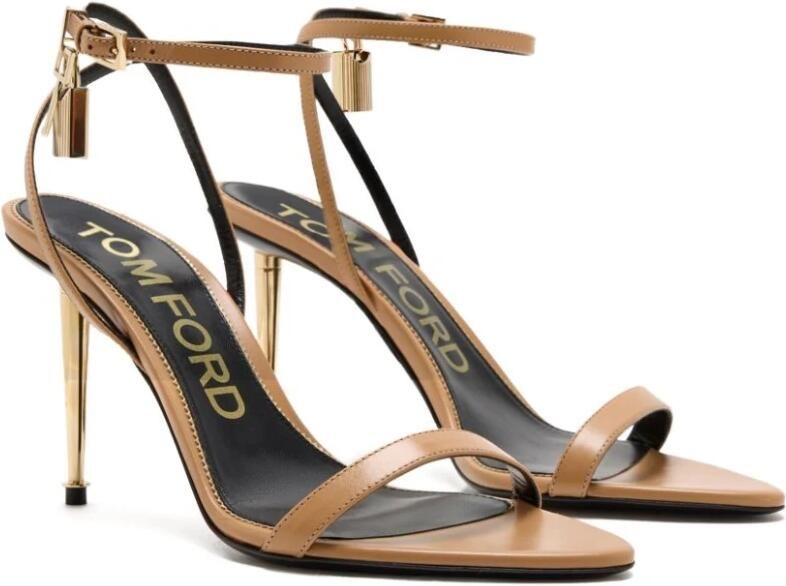 Tom Ford Padlock 85mm Leren Sandalen - Foto 2