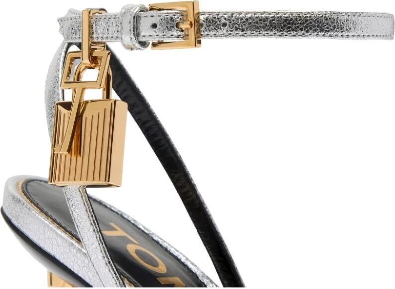 Tom Ford Padlock Pointy Naked Sandal - Foto 5