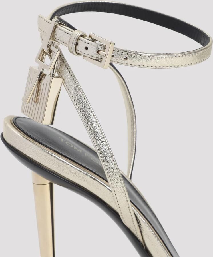 Tom Ford Padlock Pointy Naked Sandal - Foto 3