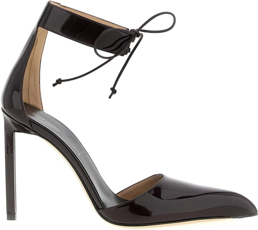 Tom Ford Pumps met enkelbandje van lakleer