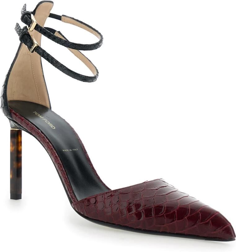 Tom Ford Pumps met Hoge Naaldhak en Enkelbandsluiting