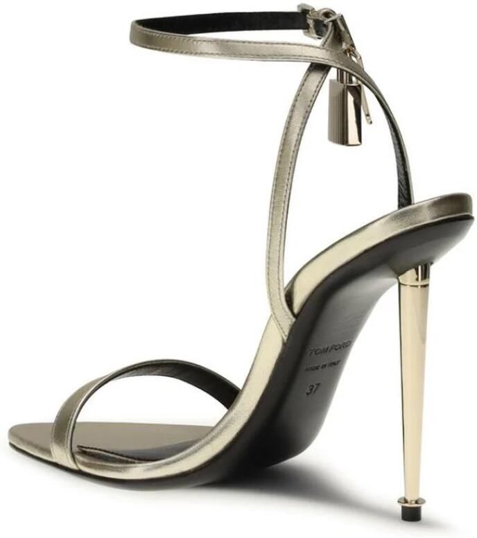 Tom Ford Sandalen met stilettohak van geitenleer met afwerking - Foto 2