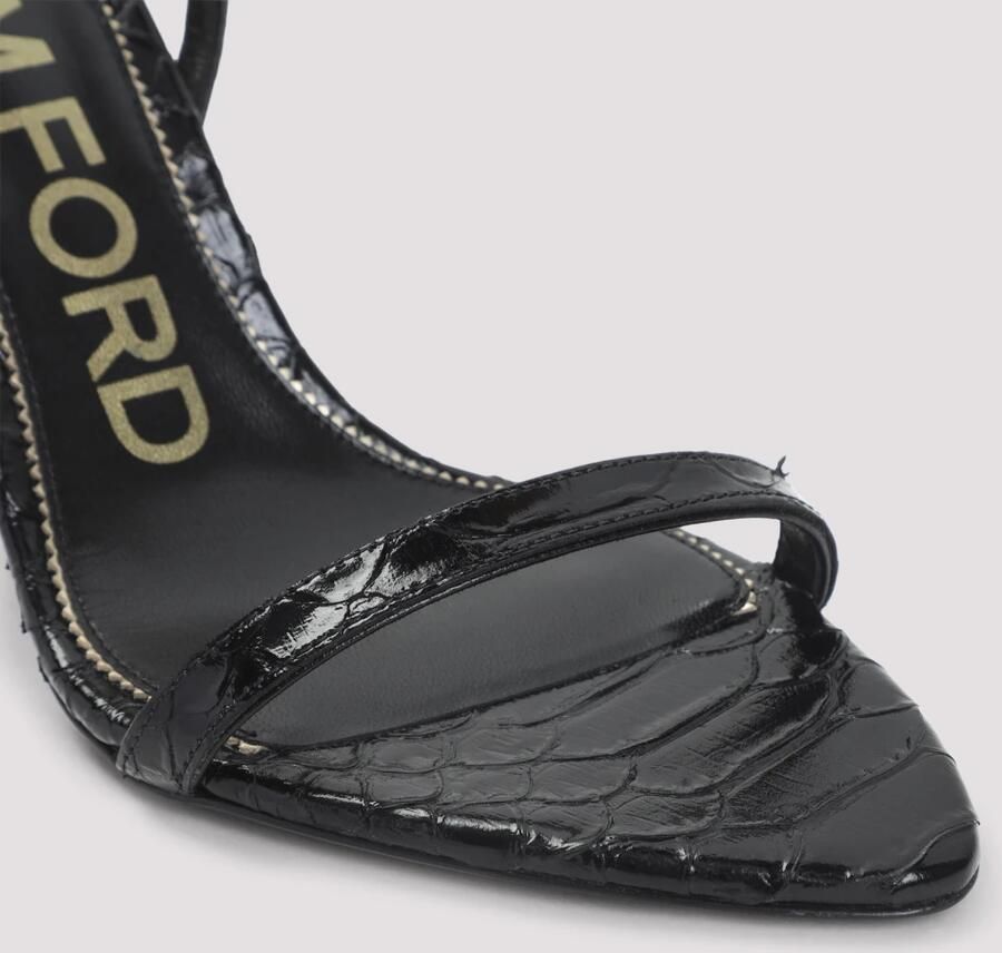 Tom Ford Semi Shiny Printed Python Sandal - Foto 2