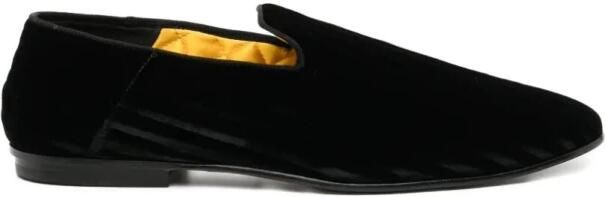 Tom Ford Striped Velvet Steven Slipper
