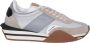 Tom Ford Witte Sneakers Ronde Neus Geborduurd Logo Multicolor Heren - Thumbnail 21