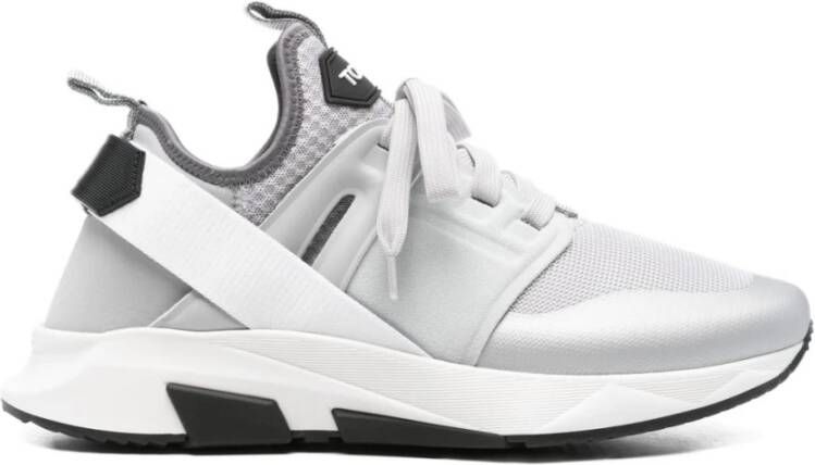 Tom Ford Witte Sneakers Stijlvolle Casual Schoenen