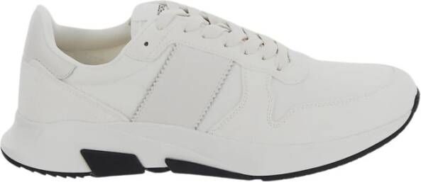 Tom Ford Witte Suède Lage Sneakers White Heren