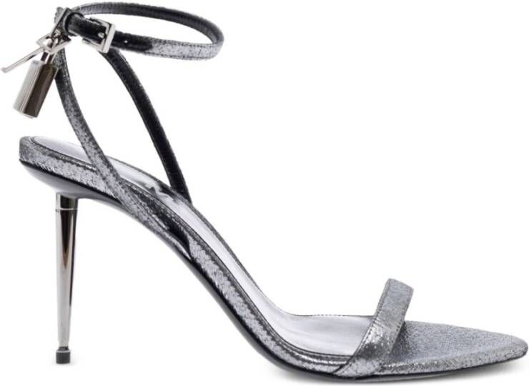 Tom Ford Zilveren Sandalen voor Stijlvolle Zomerlook