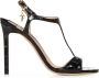 Tom Ford Zwarte Krokodil Gestempelde Sandalen Black Dames - Thumbnail 1