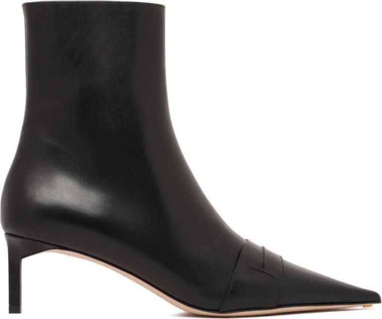 Tom Ford Zwarte leren Eva enkellaarsjes
