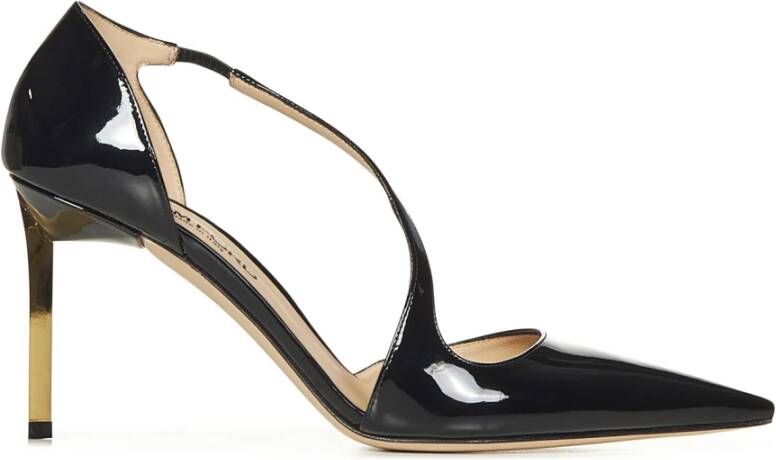 Tom Ford Zwarte Slip-On Stiletto Hakken Black Dames