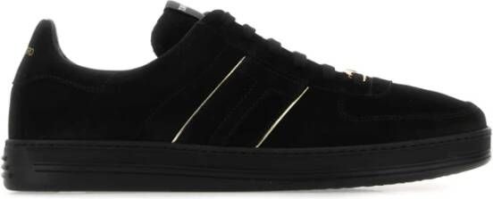 Tom Ford Sneakers Art.j1100Tof 001 Zwart Leer 50% Andere vezels 50% Geschikt voor alle temperaturen Regular Fit Black Heren