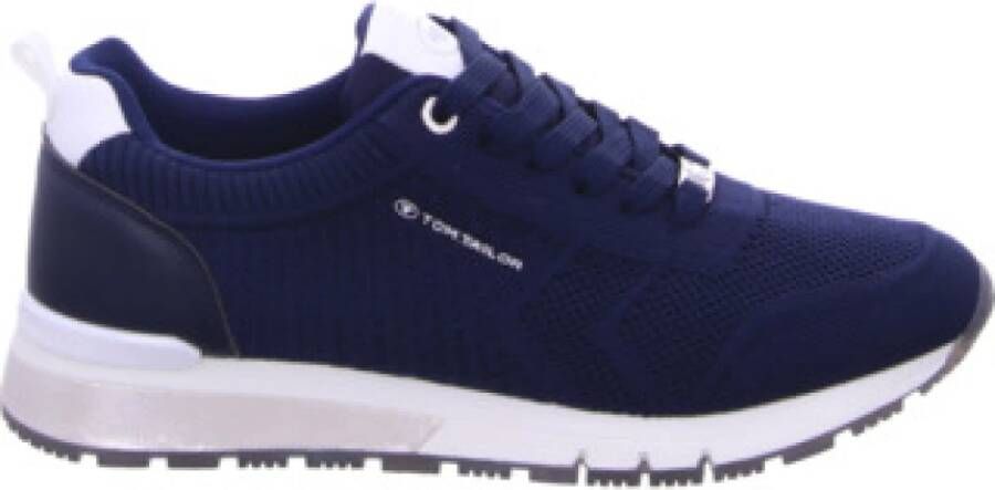 Tom Tailor Blauwe Casual Veterschoenen voor