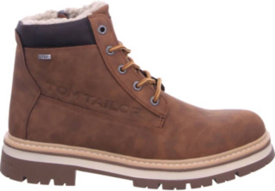 Tom Tailor Bruine Comfort Veterschoenen voor