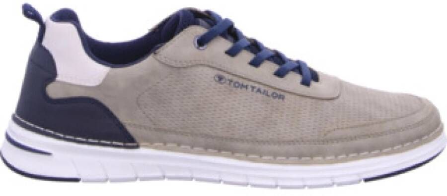 Tom Tailor Casual Veterschoenen in Grijs