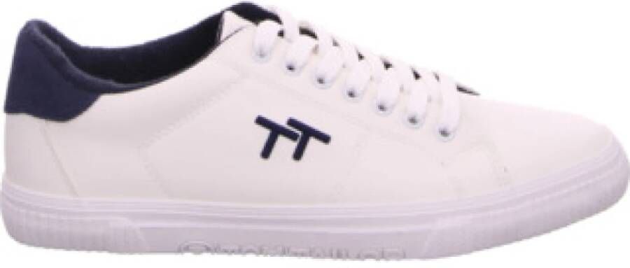 Tom Tailor Casual Veterschoenen in Wit