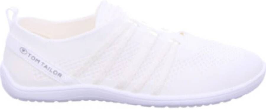 Tom Tailor Comfort Veterschoenen voor Dames in het wit