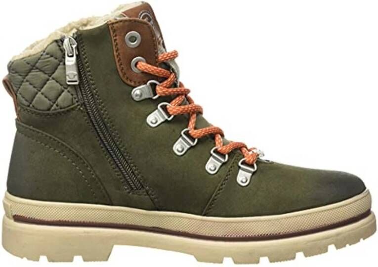 Tom Tailor Khaki Veterlaarschoenen