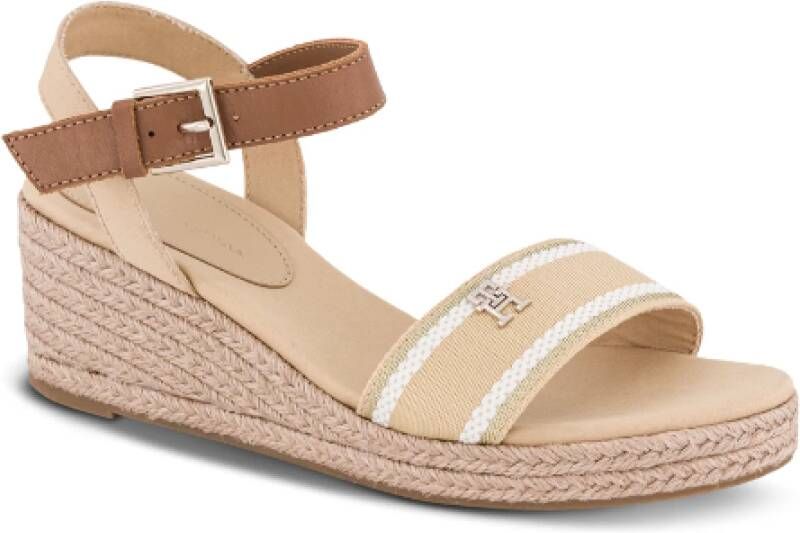 Tommy Hilfiger Beige Gesp Sandaal Beige Dames