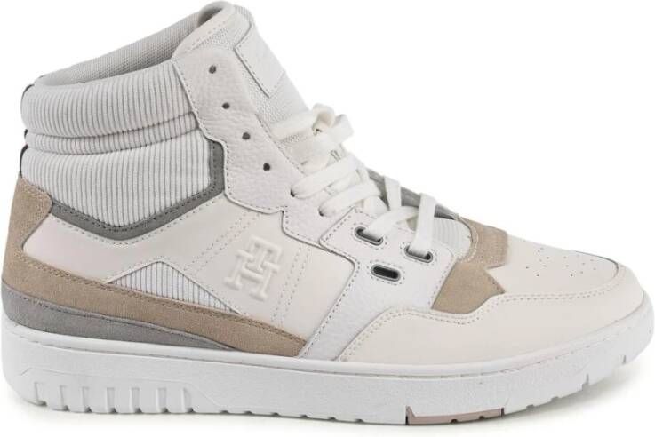 Tommy Hilfiger Beige High Top Sneakers
