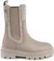 Tommy Hilfiger Beige Leren Chelsea Boots - Thumbnail 1