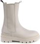 Bruin Tinten Monochromatic Chelsea Boot Chelsea boots Enkellaarsjes Dames Beige - Thumbnail 4