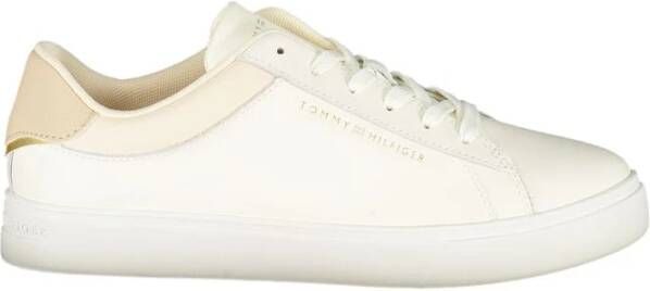 Tommy Hilfiger Plateausneakers ESSENTIAL COURT SNEAKER vrijetijdsschoen lage schoen veterschoen met logo-opdruk