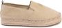 Tommy Hilfiger Beige Embroided Flatform Espadrilles Beige Dames - Thumbnail 8