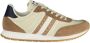 Tommy Hilfiger Sportieve Beige Veterschoenen met Bruine en Blauwe Details Beige Heren - Thumbnail 2