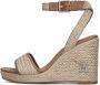 TOMMY HILFIGER Espadrilles Dames Th Rope High Wedge Maat: 36 Materiaal: Textiel Kleur: Beige - Thumbnail 2