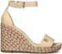 Tommy Hilfiger Beige Sleehak Sandalen met Zilveren Details Beige Dames - Thumbnail 22
