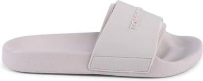 Tommy Hilfiger Beige Slide Sandaal Comfortabel