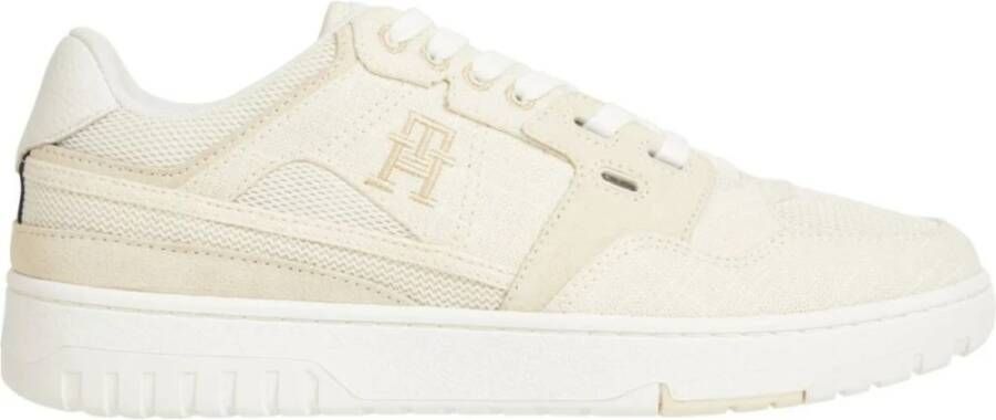 Tommy Hilfiger Beige Zomer Straat Sneakers Beige Heren