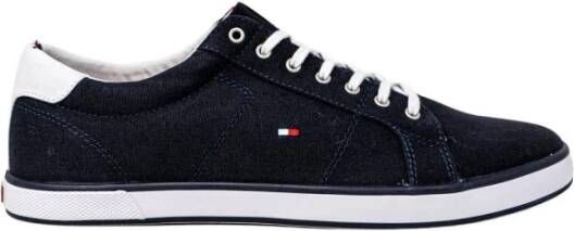 Tommy Hilfiger Blauwe Canvas LowTop LaceUp Sneakers