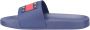 Tommy Hilfiger Blauwe Flag Pool Slide Sandalen - Thumbnail 1