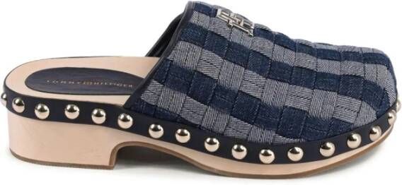 Tommy Hilfiger Clogs TH DENIM CONTRAST CLOG in een trendy retro-look