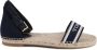 Tommy Hilfiger Blauwe Jute Plateau Sleehak Sandalen - Thumbnail 1