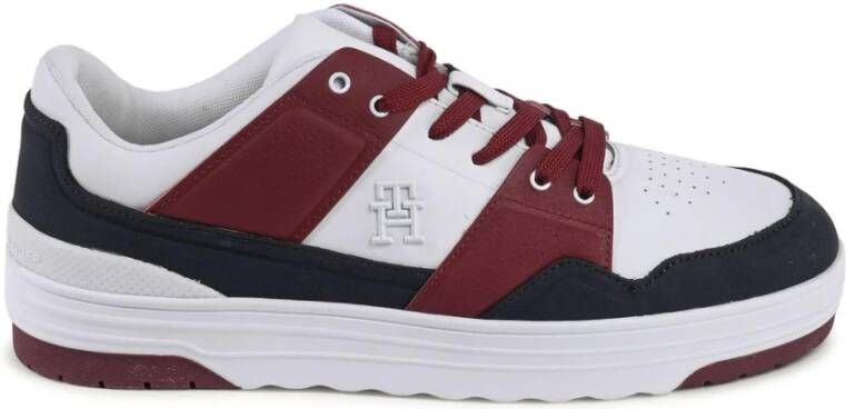 Tommy Hilfiger Blauwe Casual Sneakers Vrouwen Leer