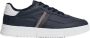 Tommy Hilfiger Blauwe Lage Sneakers Leer Nylon - Thumbnail 1