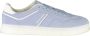 Tommy Hilfiger Blauwe Leren Dames Sneaker - Thumbnail 1