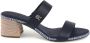 Tommy Hilfiger Blauwe Leren Sandaal met Gedetailleerd Ontwerp - Thumbnail 1