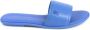 Tommy Hilfiger Blauwe Leren Slippers Casual Comfort - Thumbnail 1
