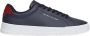 Tommy Hilfiger Plateausneakers TH COURT LEATHER GRAIN ESS vrijetijdsschoen halfschoen veterschoen met logo-opdruk - Thumbnail 7